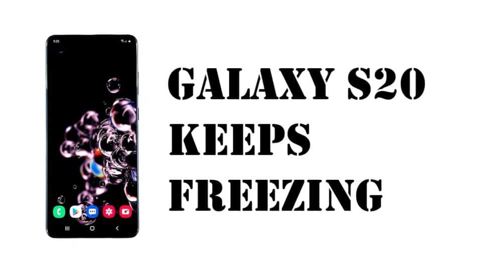 Galaxy S20 chrome freezing issue