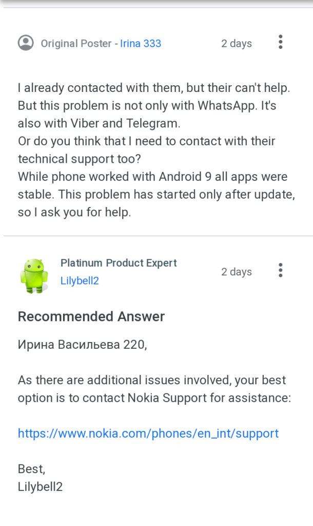 Nokia 3.1 Plus Notification Issues