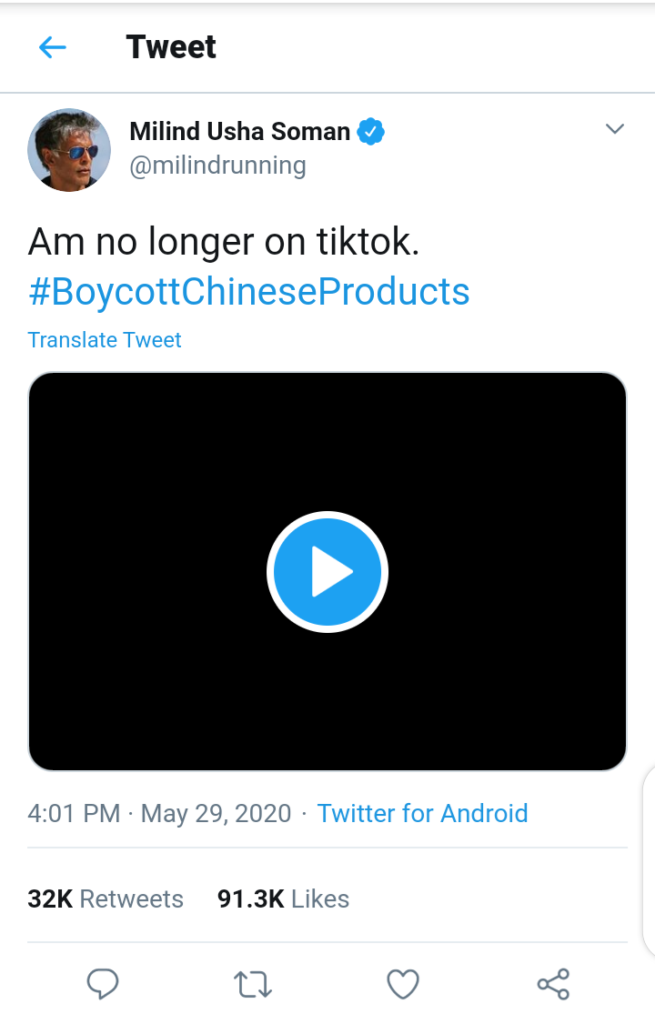 India Boycott China