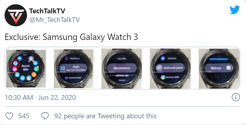 Samsung Galaxy Watch 3 images