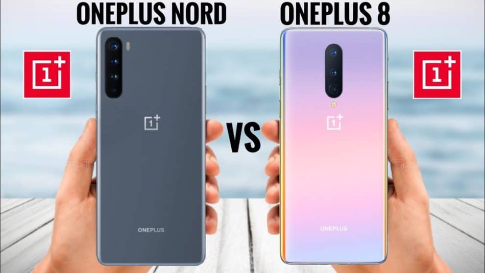 Oneplus nord vs oneplus 8