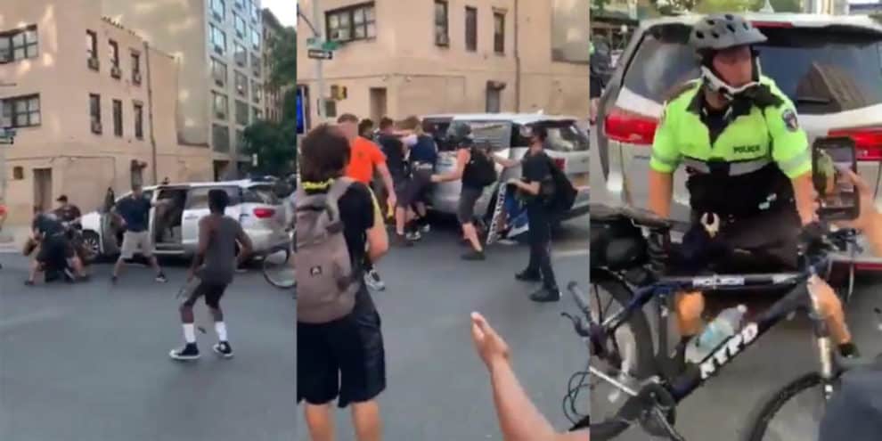 Viral Video Shows NYPD Warrant Squad Officers Dragging An Anti-Protester To An Unmarked Van In Manhattan