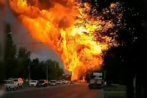 Explosion gas station volgograd russia