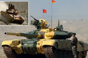India China Tanks Firing Distance Pangong tso