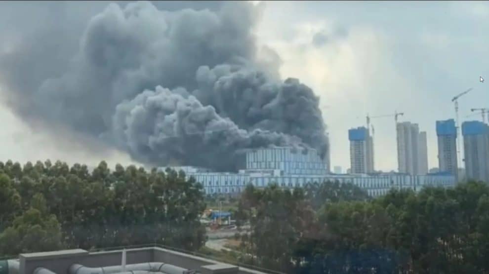 video huawei research fire Dongguan China