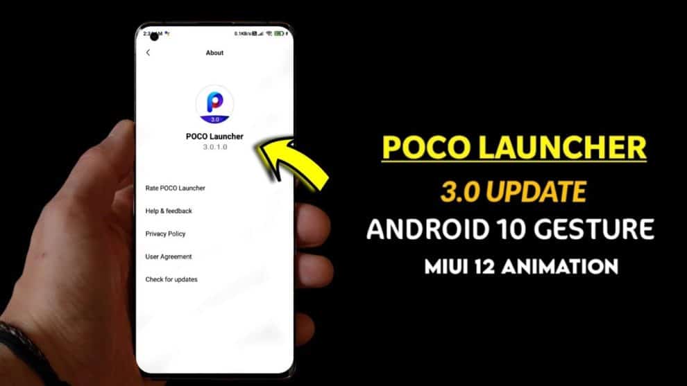 Poco Launcher 3.0 MIUI 12