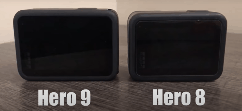 GoPro Hero 9 review video compares it to Hero 8