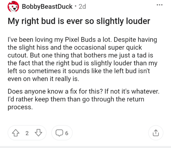 A report regarding the Google Pixel Buds Issues