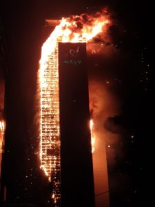 fire building video ulsan south korea