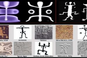 10 petroglyphs stickmen Hawaii beach