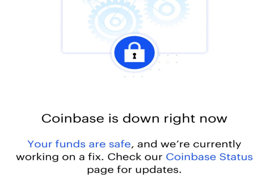 coinbase were having connection trouble