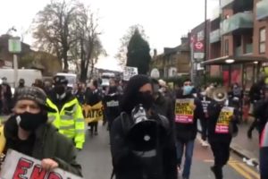 Tottenham Police black student black lives matter protest video