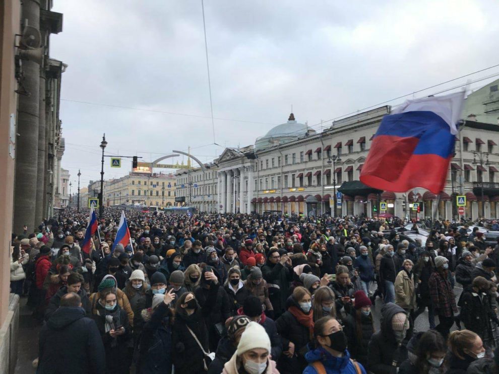 video navalny protests russia