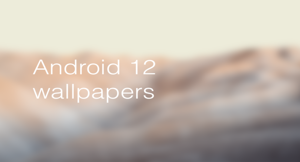 Download Android 12 Wallpapers