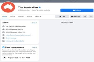 Facebook block Australian users