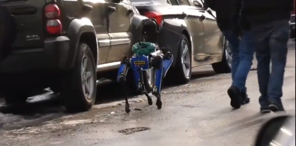 NYPD Robot Dog Bronx Video