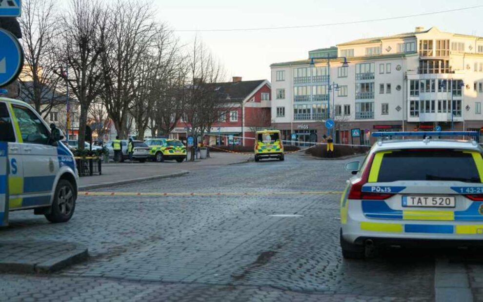 eight stabbing Vetlanda Sweden