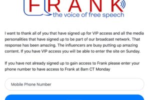Frank Speech mike lindell social media site frankspeech.com