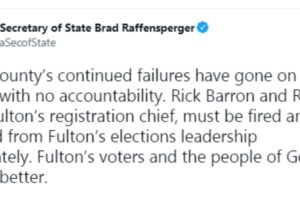 Brad Raffensperger Georgia state election officials