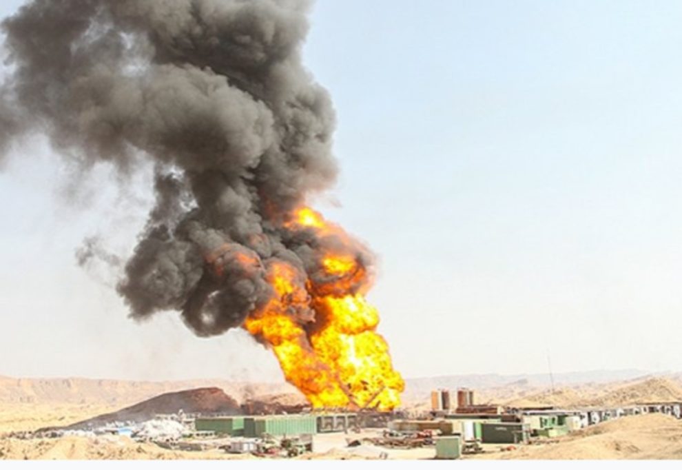 iran oil field Cheshmeh Khosh explosion