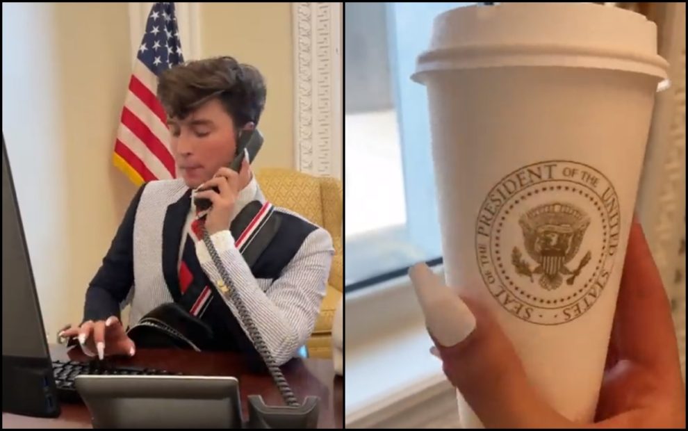 Benito skinner Gen-Z intern White House hired influencer promote vaccines