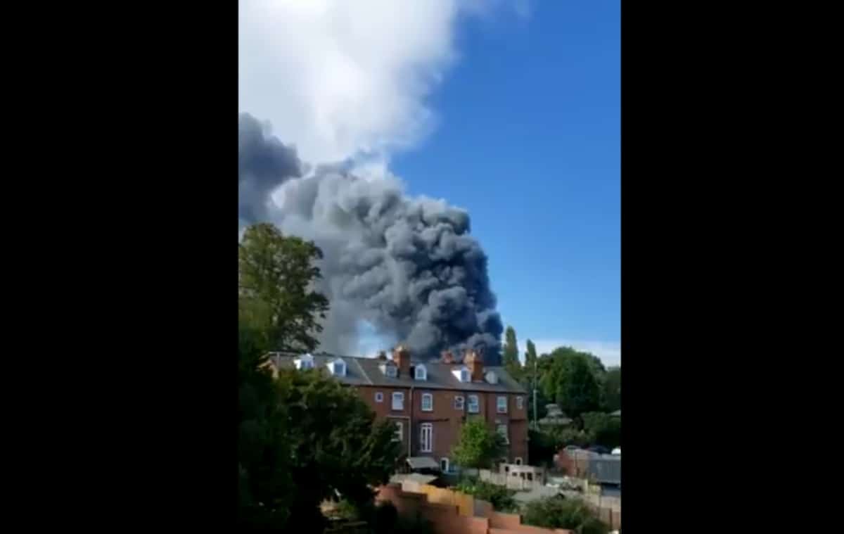 videos Kidderminster fire