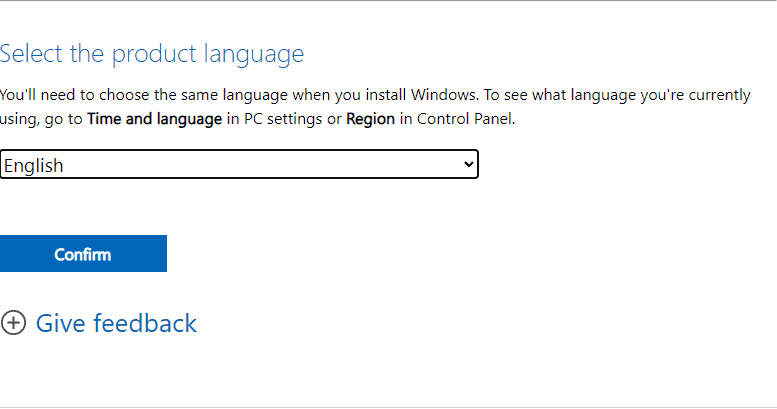 select your language