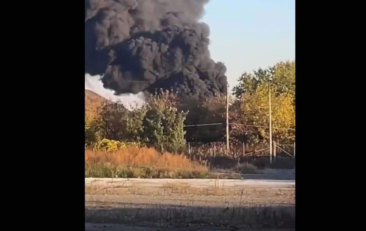 fire recycling plant in Philadelphia