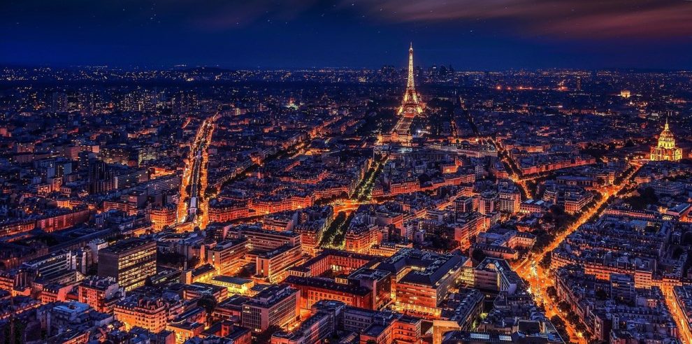 paris Eiffel Tower lights