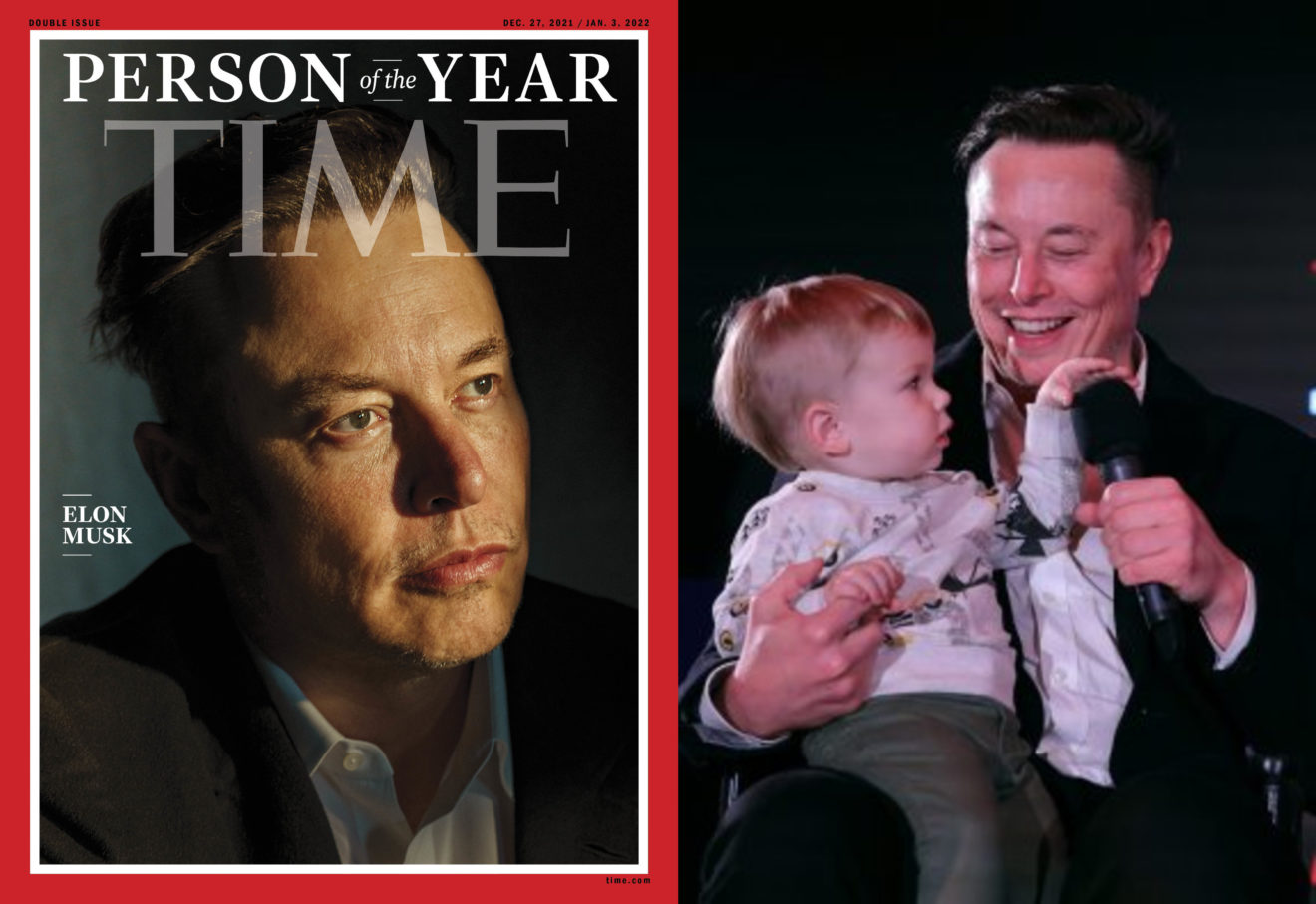 Elon Musk cut his own hair tweet