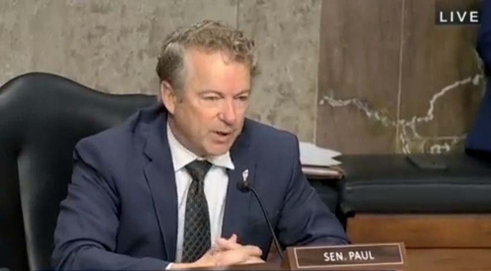 Rand Paul Fauci Senate hearing exchange
