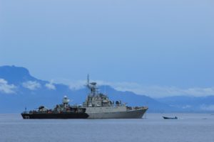 The Philippines said Friday it was establishing a coast guard station on the largest island it holds in the disputed South China Sea
