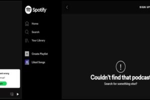Joe Rogan podcast not loading Spotify