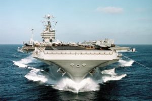 US Navy's $13 bn carrier embarks on first deployment