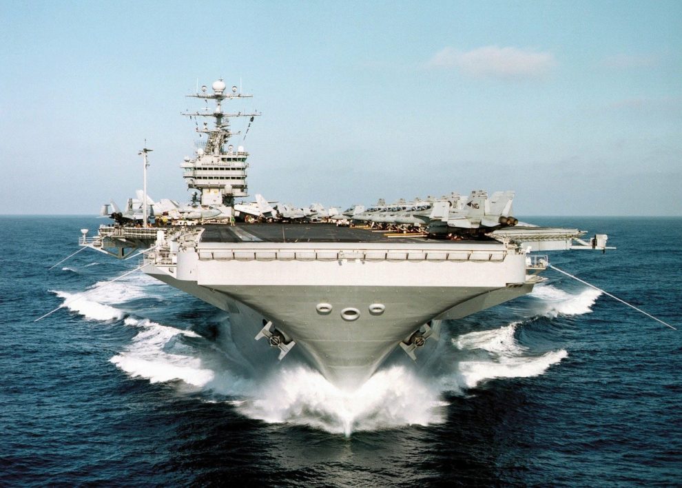 US Navy's $13 bn carrier embarks on first deployment