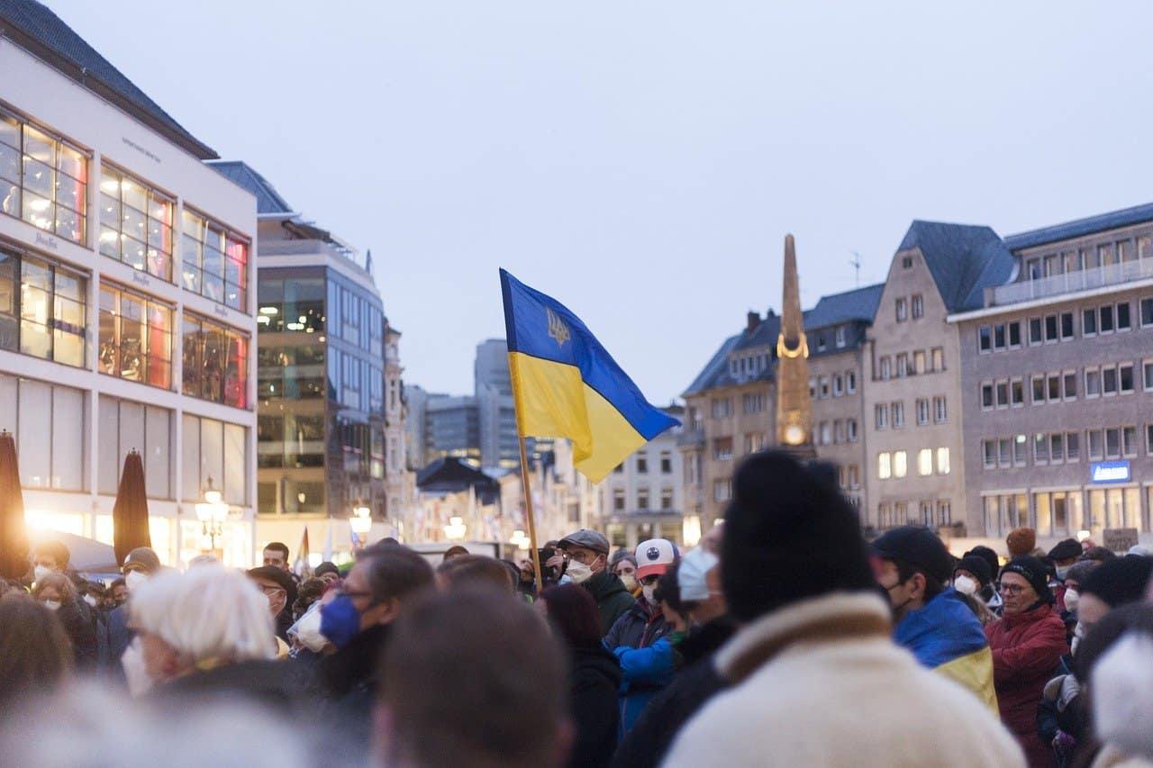 Iranians Hold Rally In Kyiv In Solidarity With Ukraine