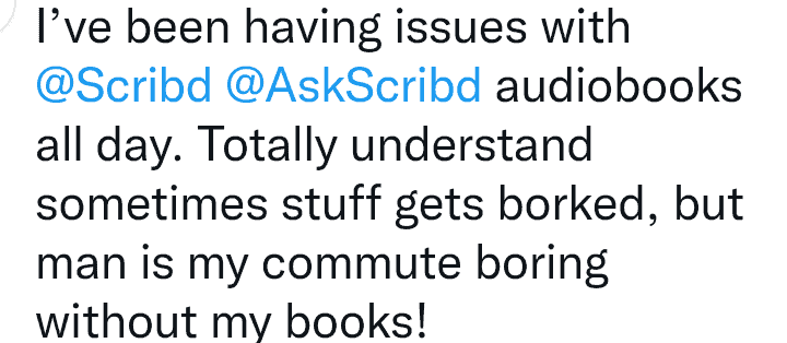 Scribd Audiobooks Not Working Or Loading