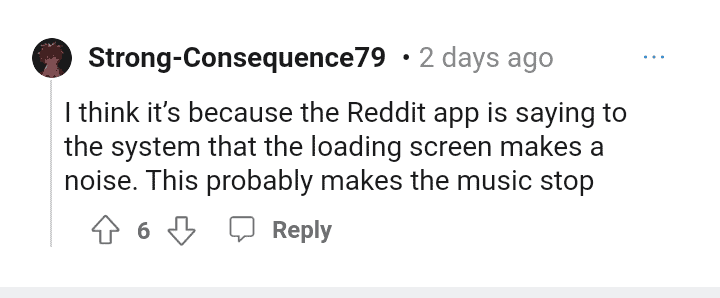 Reddit App Music Media Stop iOS