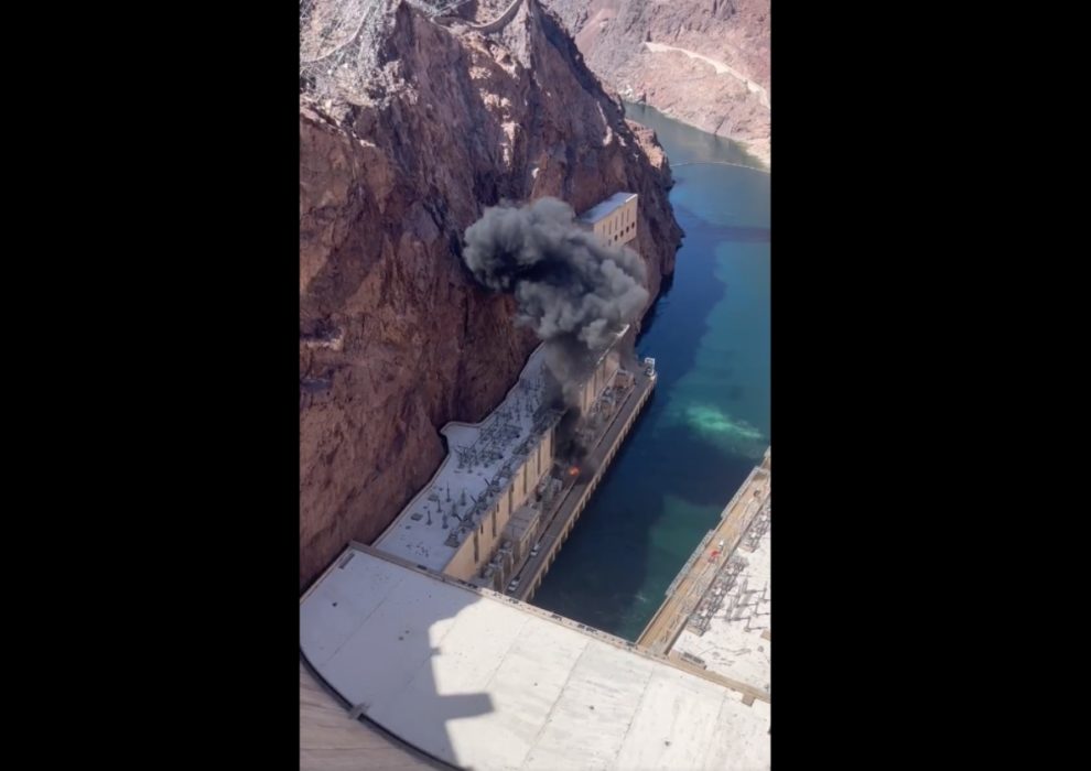 video explosion hoover dam