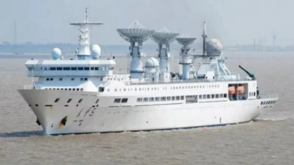 Chinese research vessel docked sri lanka
