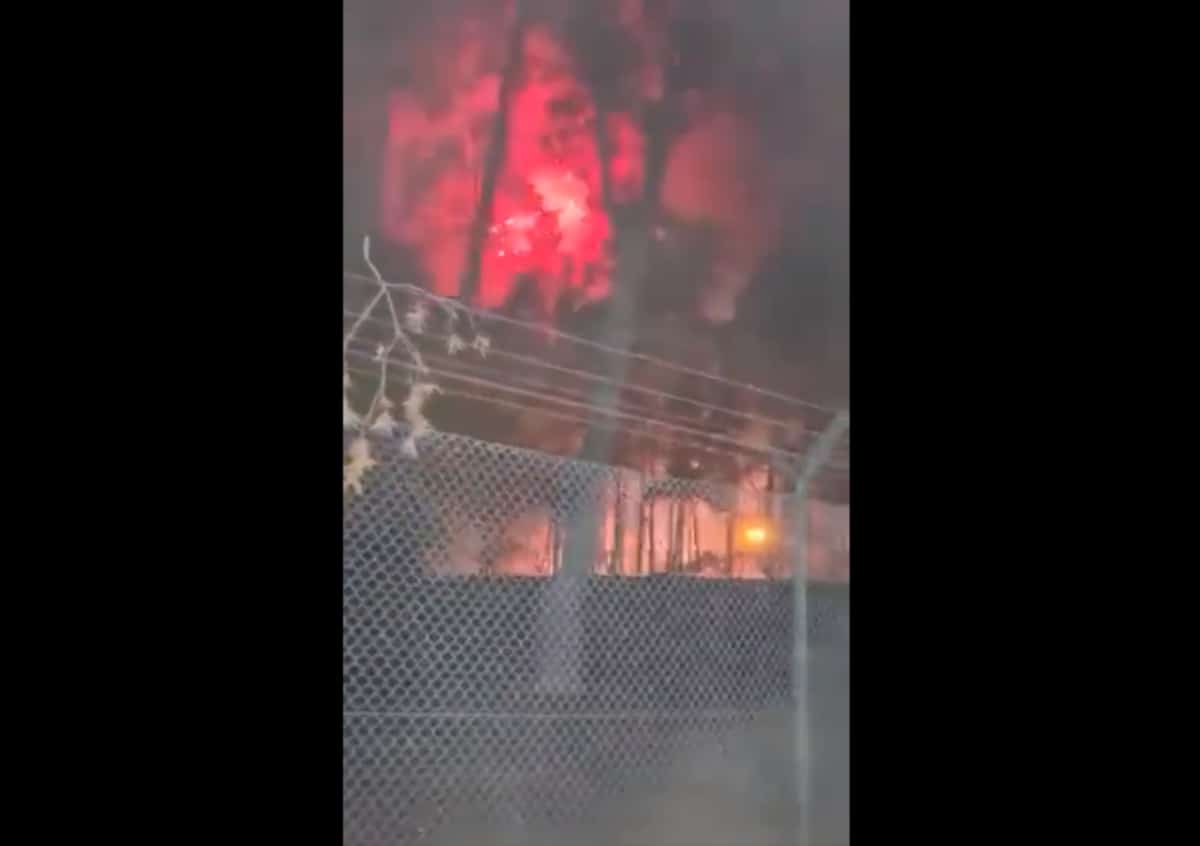 Berlin forest fire