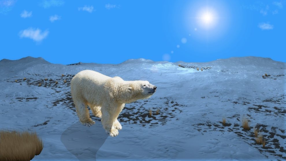Arctic warming four times faster