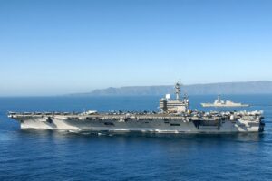 US Aircraft Carrier Arrives In South Korea To 'Deter' Pyongyang