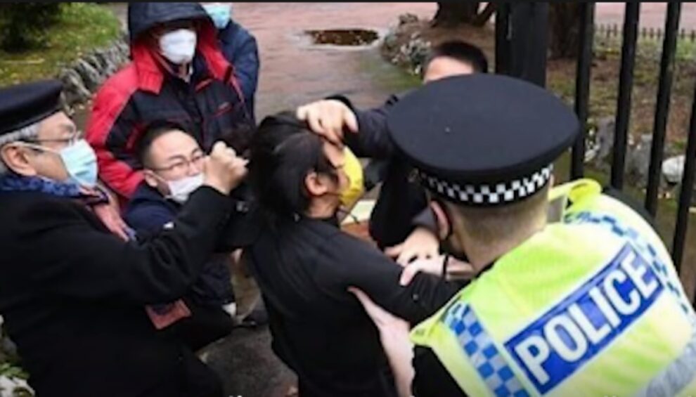 Hong Kong victim slams 'barbaric' attack at Chinese consulate in UK