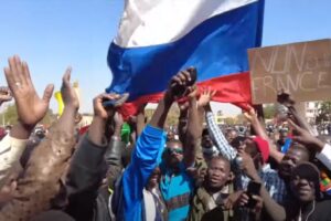 Pro-Russia demonstrators rally in Burkina after coup