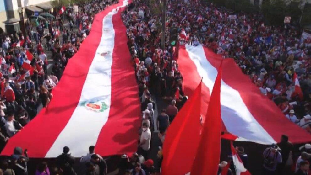 Thousands march in Peru calling for president's removal