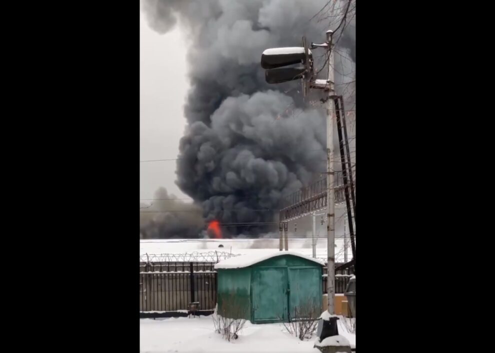 Warehouse Fire Near Moscow Train Stations Leaves Several Dead