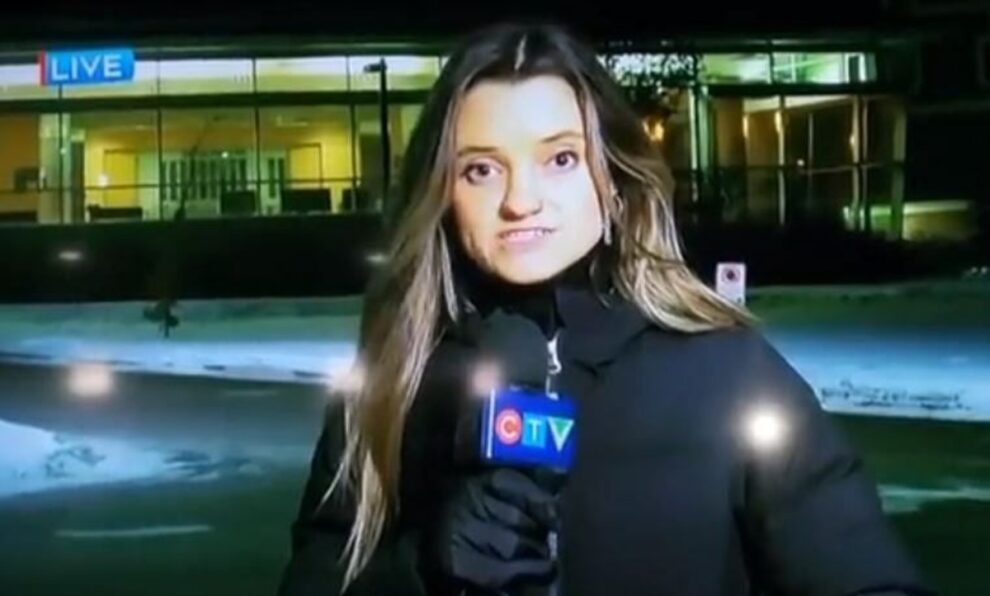 VIDEO: CTV reporter Jessica Robb almost collapsed on live TV