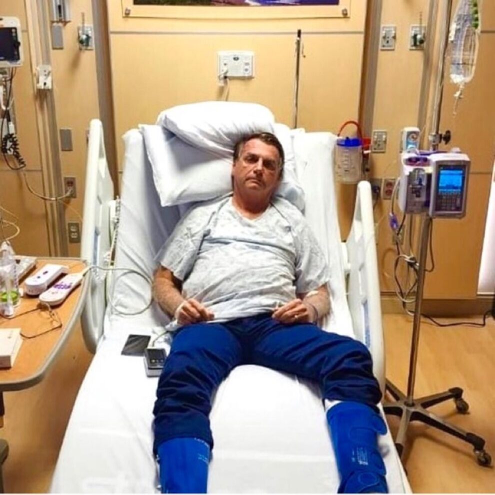 Brazil's Bolsonaro tweets photo from Florida hospital
