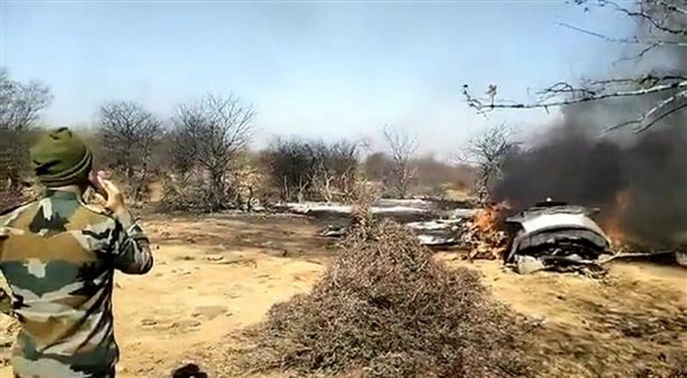 two indian jets crashed